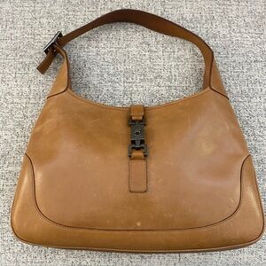 Gucci Tan Leather Shoulder Bag